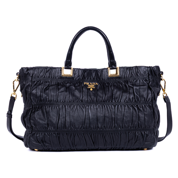 Prada Nappa Gaufre Top Handle - Picture 1 of 10